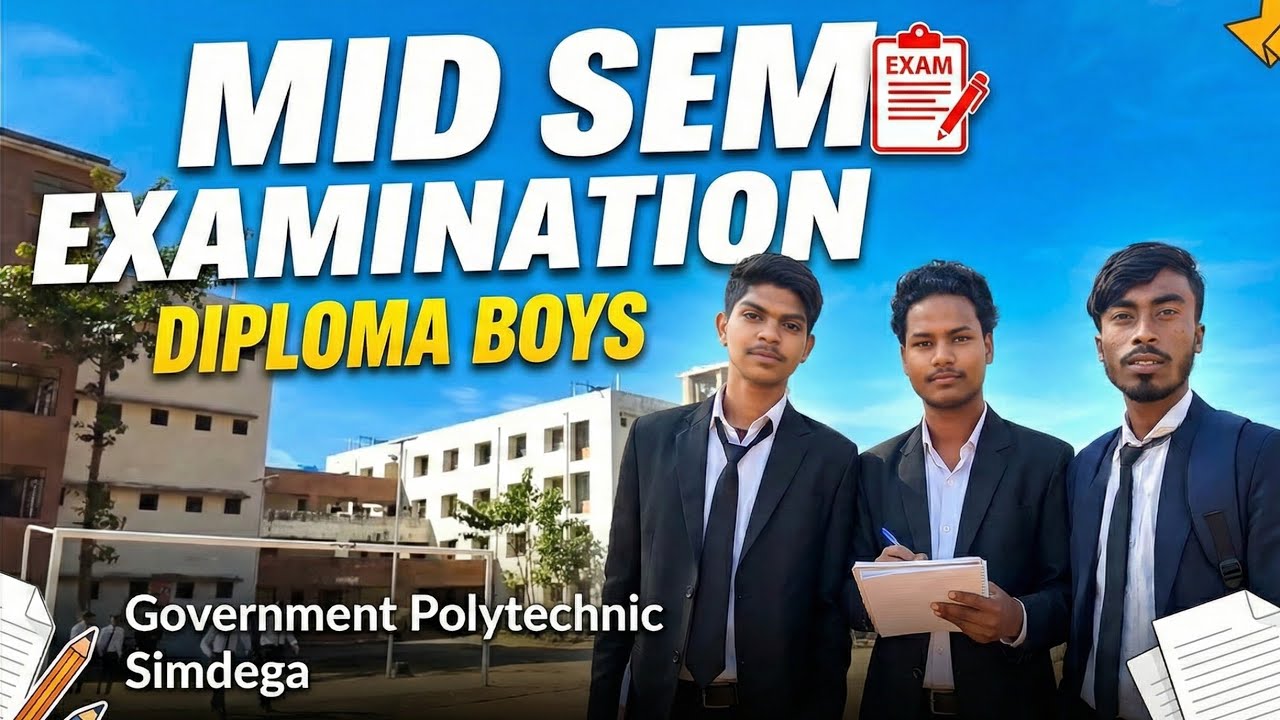 Mid sem exam vlog Funny vlog 