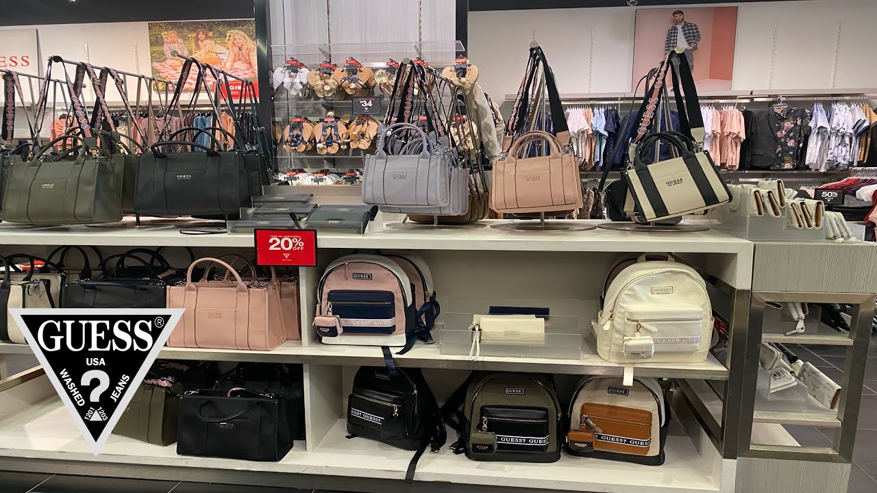 GUESS OUTLET STORE | NEW ARRIVALS| SALES and CLEARANCE| BAGS, WALLETS | SHOP WITH ME