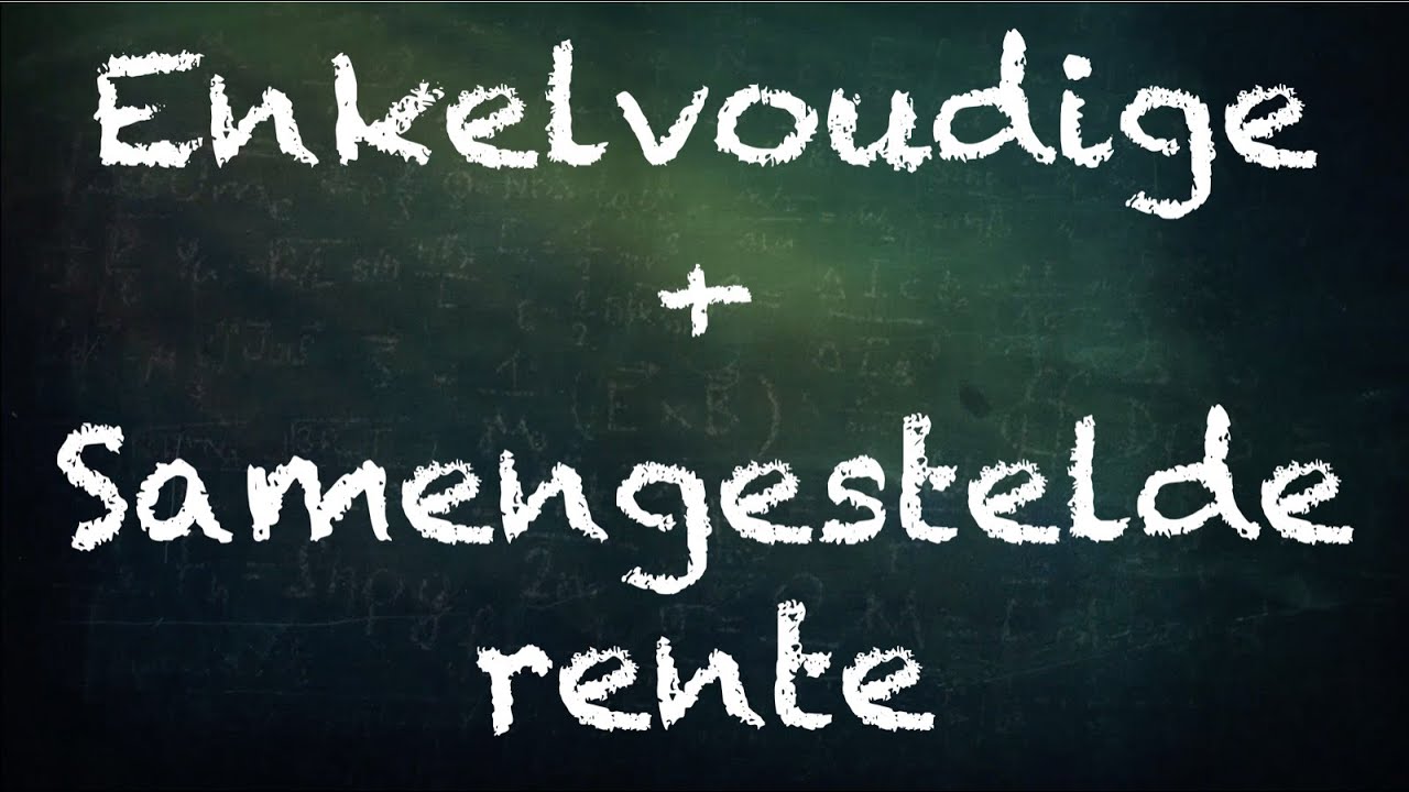 Sparen, enkelvoudige rente en samengestelde rente - economie vmbo