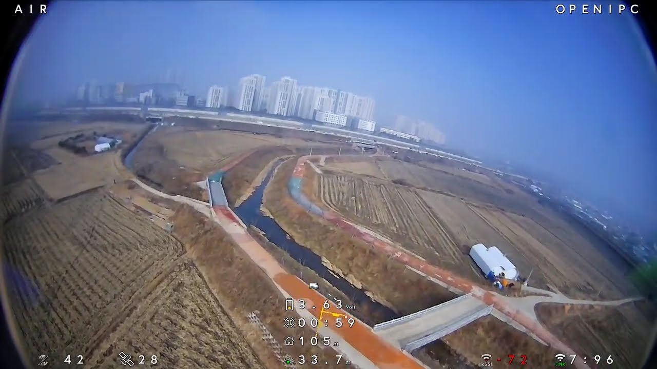 OpenIPC Apfpv range test / 400m