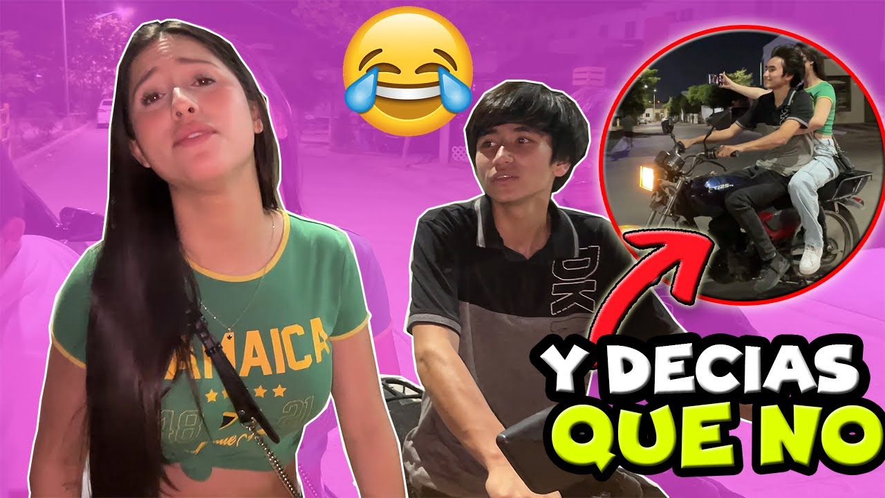 SUBI A MARIVIC A MI MOTO Y LE HICE ESTA BROMA 🤣