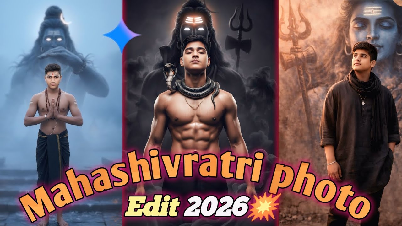 MAHASHIVRATRI 2026 🔱 Powerful Shiv Bhakt Photo Edit 😱🔥