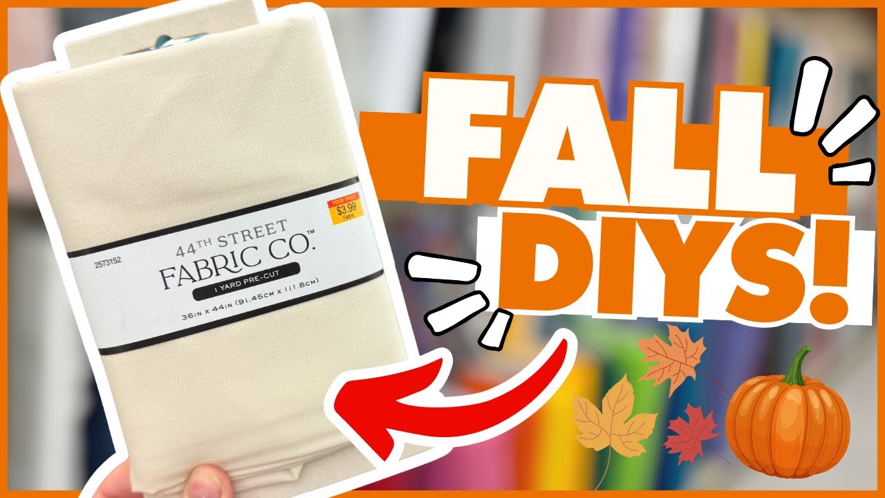 😲 Why EVERYONE is grabbing FABRIC for these FALL DIYs! Cozy Home D&eacute;cor Ideas ANYONE can do!