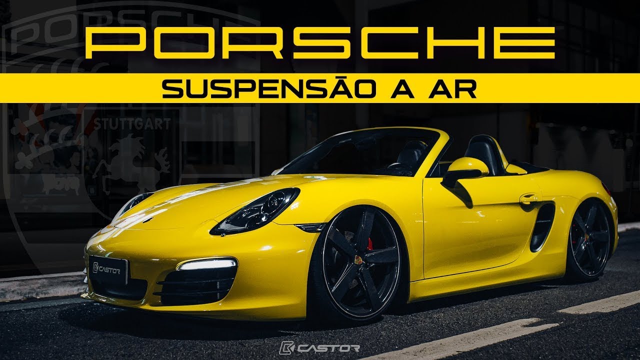 PORSCHE BOXSTER COM SUSPENSÃO A AR - PRIMEIRO DO BRASIL! | @castorsuspension  | @EstiloDUB