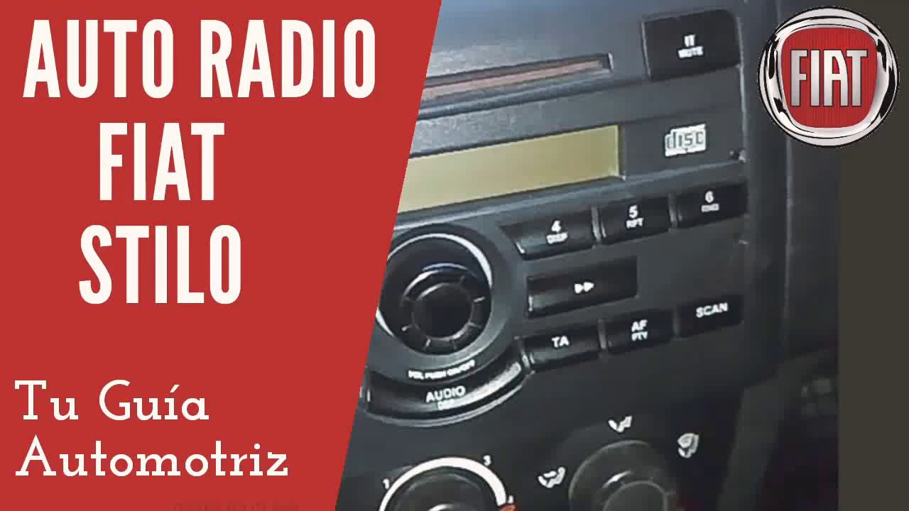 ✅Como desmontar Auto-Radio  Fiat Stilo FACIL y RAPIDO en 1 Minuto 2020