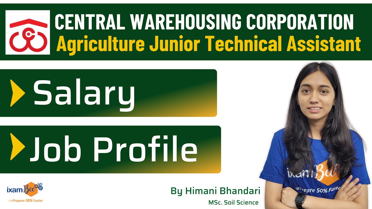 CWC Recruitment 2023 | CWC Junior Technical Assistant | CWC Salary and Job Profile | By Himani Mam