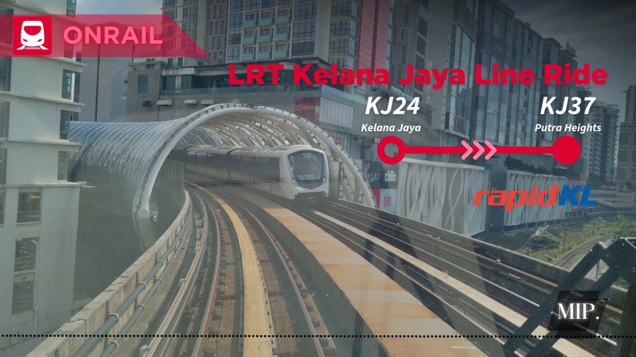 [4K] LRT Kelana Jaya Line Ride: Kelana Jaya to Putra Heights