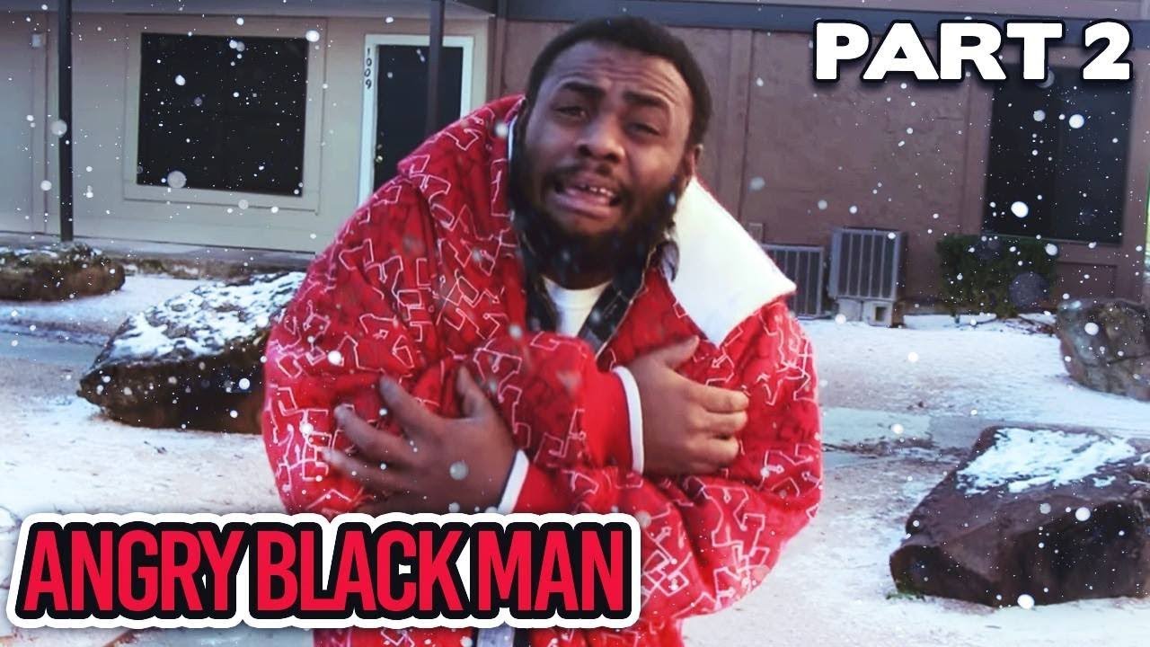 Black Man Angry At Frozen Texas Snow Day PART TWO! @Dcigs