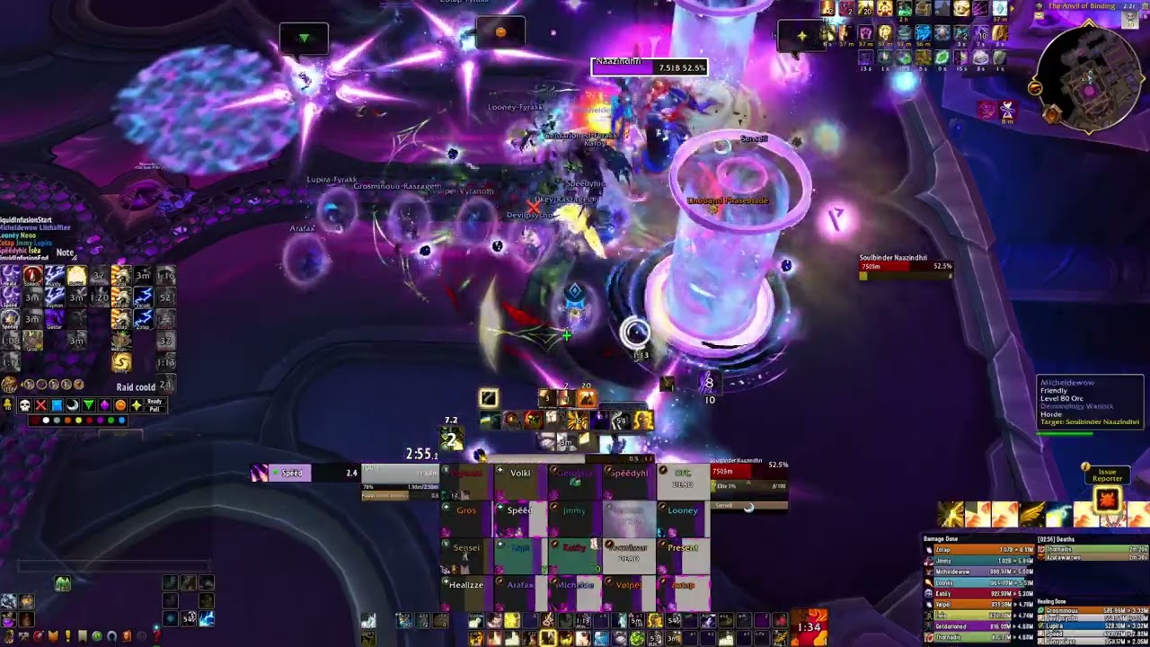 11.2 Manaforge Omega | Soulbinder Naazindhri MM Raid Testing - Kill