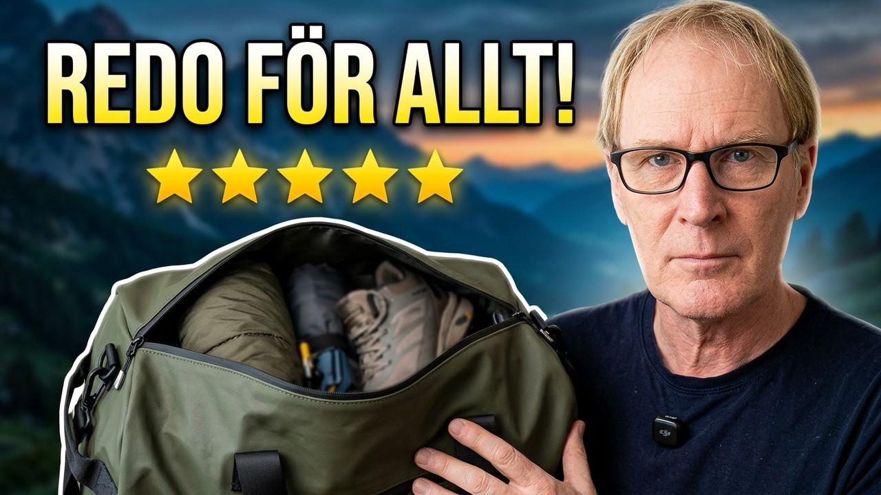 Världens mest vattentäta duffelväska? 🌧️ (20 000mm!) + Rabattkod