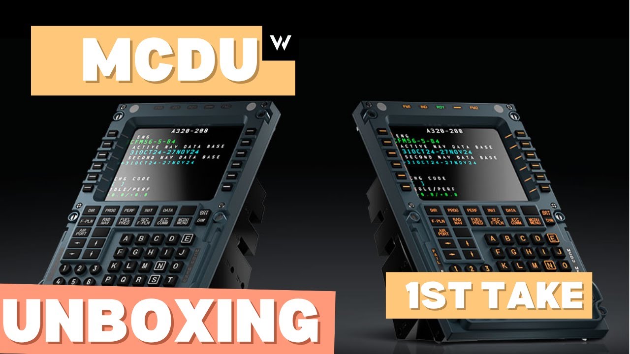 WinWing MCDU - Unboxing and First Impressions