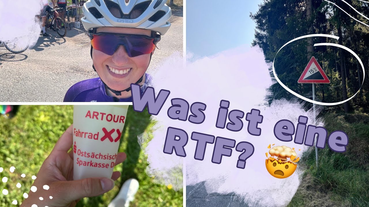 Was ist eine RTF ? // Artour in Heidenau // Radtourenfahrt durchs Erzgebirge ⛰️🎉