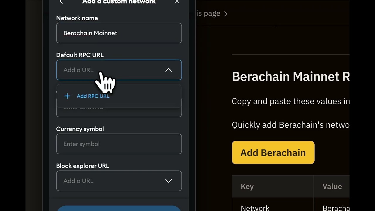 How to connect wallet to Berachain