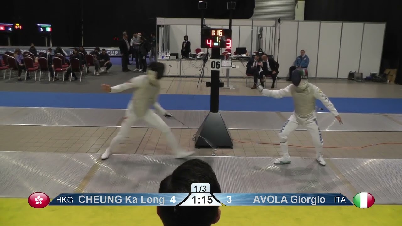 2022 135 T08 01 M F Individual Belgrade SRB WC 6 CHEUNG HKG vs AVOLA ITA