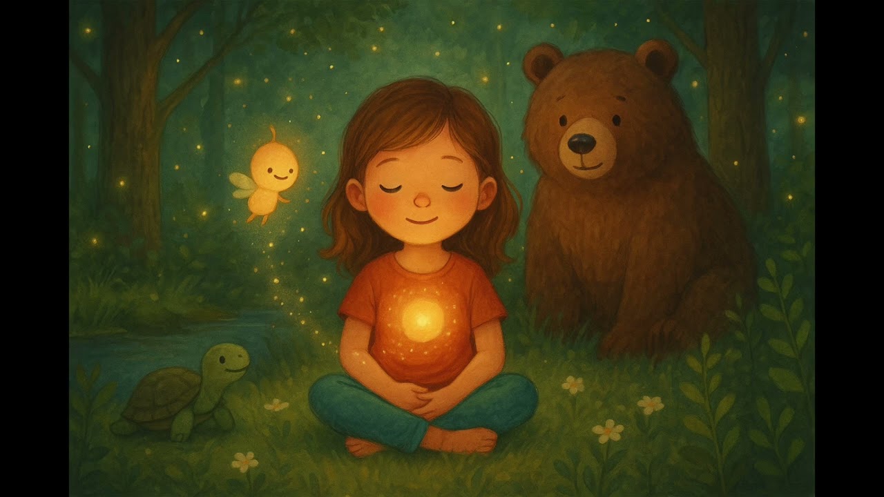 Kouzelný les plný světýlek - Meditační příběh pro děti