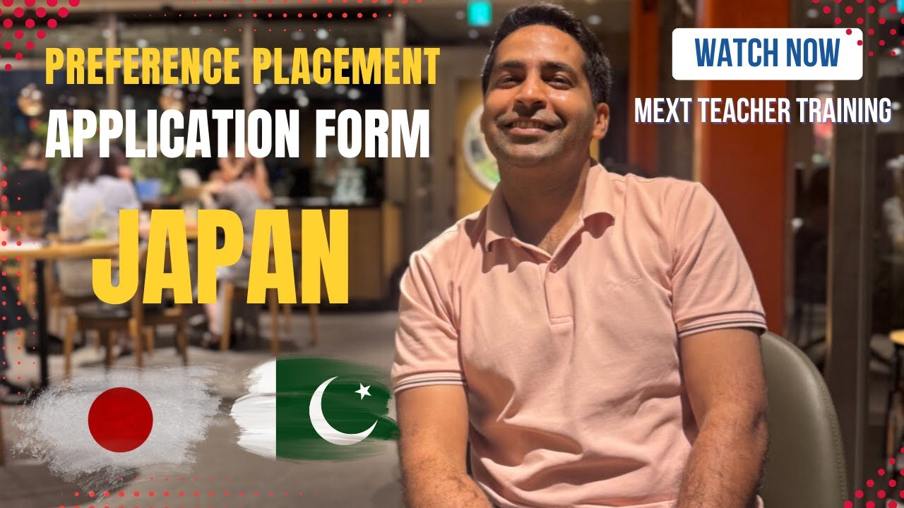 MEXT Teacher Training Scholarship 2026 | Preference Placement Application (Japan)