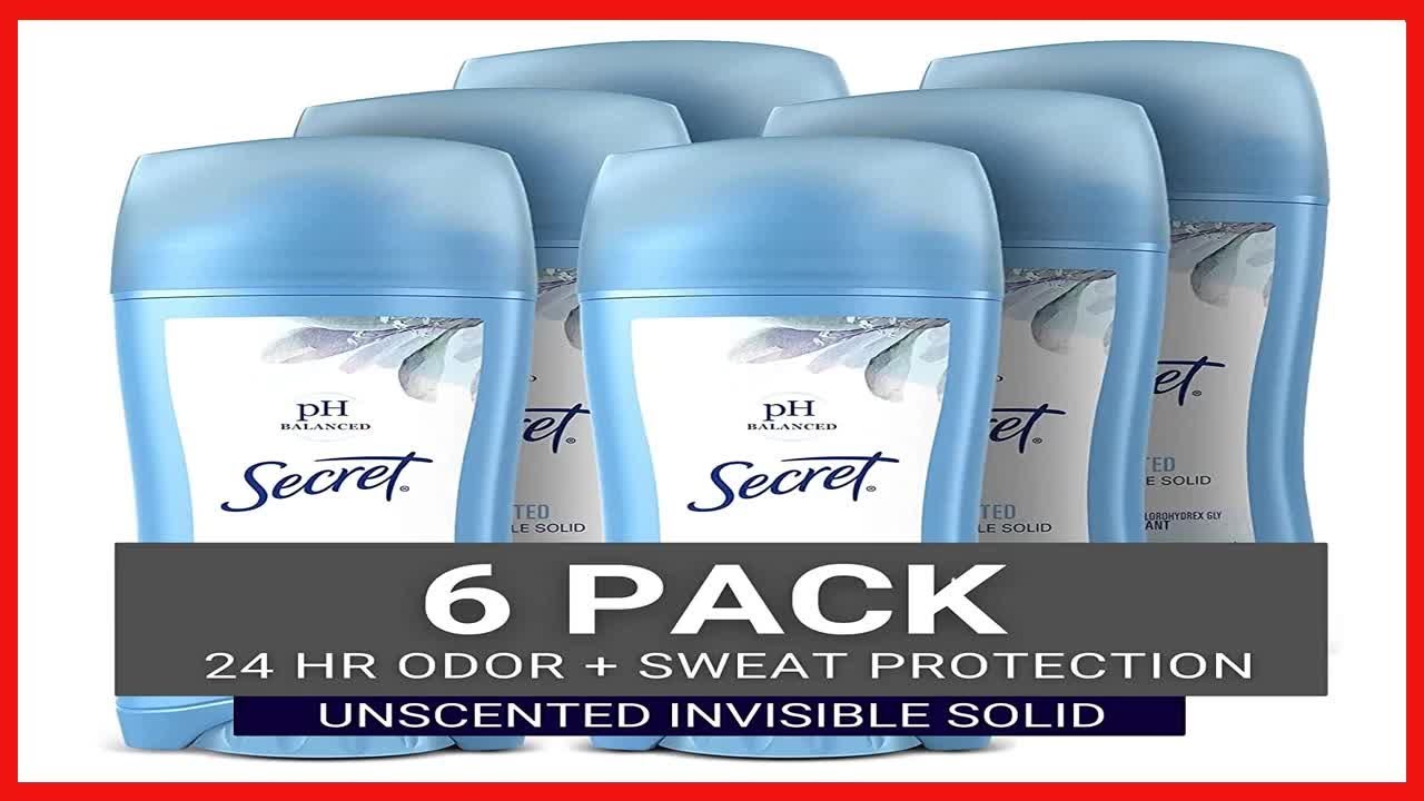 Great product -  Secret Antiperspirant and Deodorant for Women, Original Unscented, Invisible Solid,