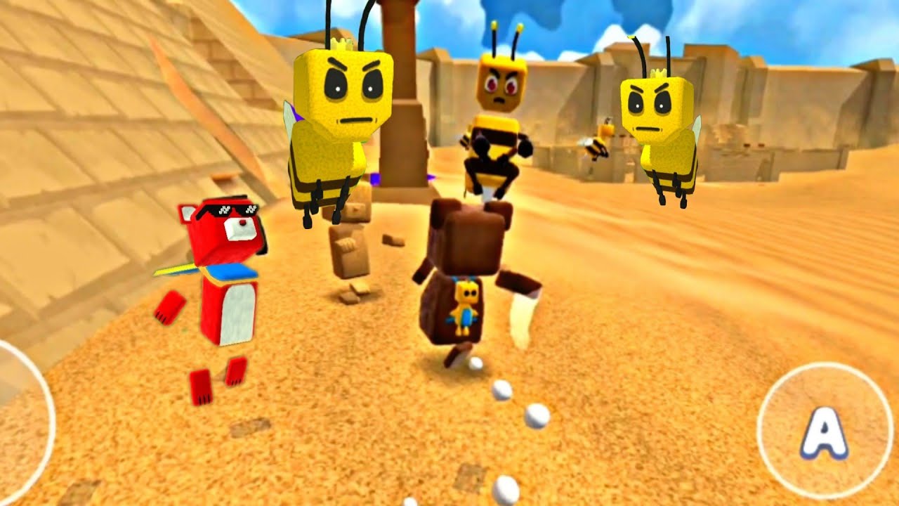 SUPER BEAR ADVENTURE - Beemothep Desert try to Save all bear friend game over | GAME |