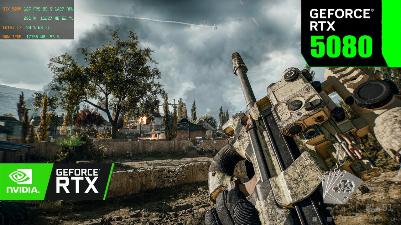 RTX 5080 | BATTLEFIELD 6 4K 32 GB (DLSS  + ULTRA SETTINGS)