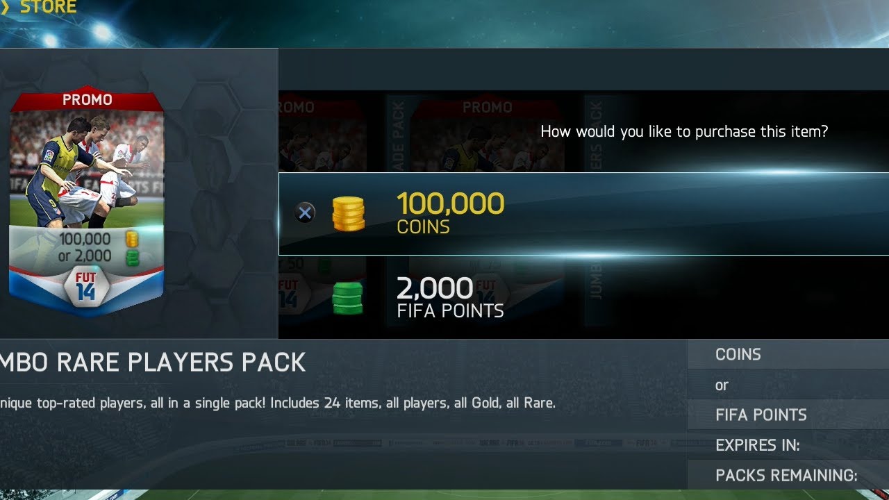 100K PACKS WITH INFORM FIFA 14 ULTIMATE TEAM