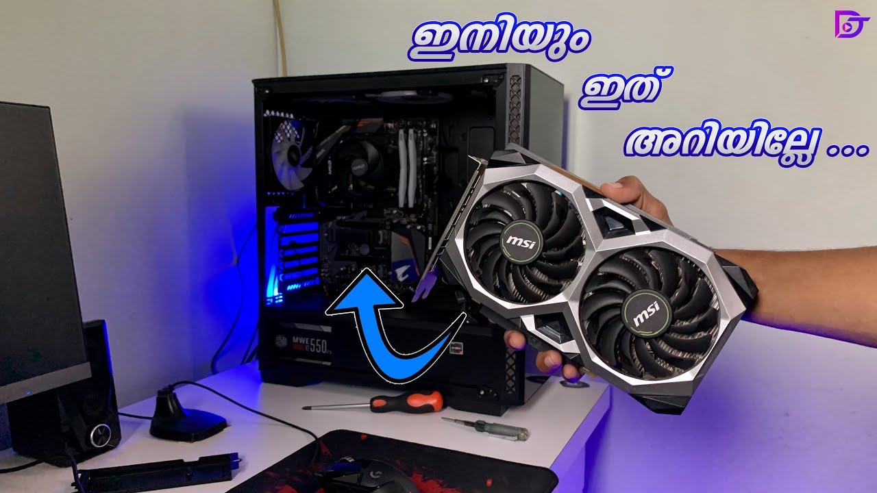 How to Sett Graphic Card in Pc & After Process... | in Malayalam