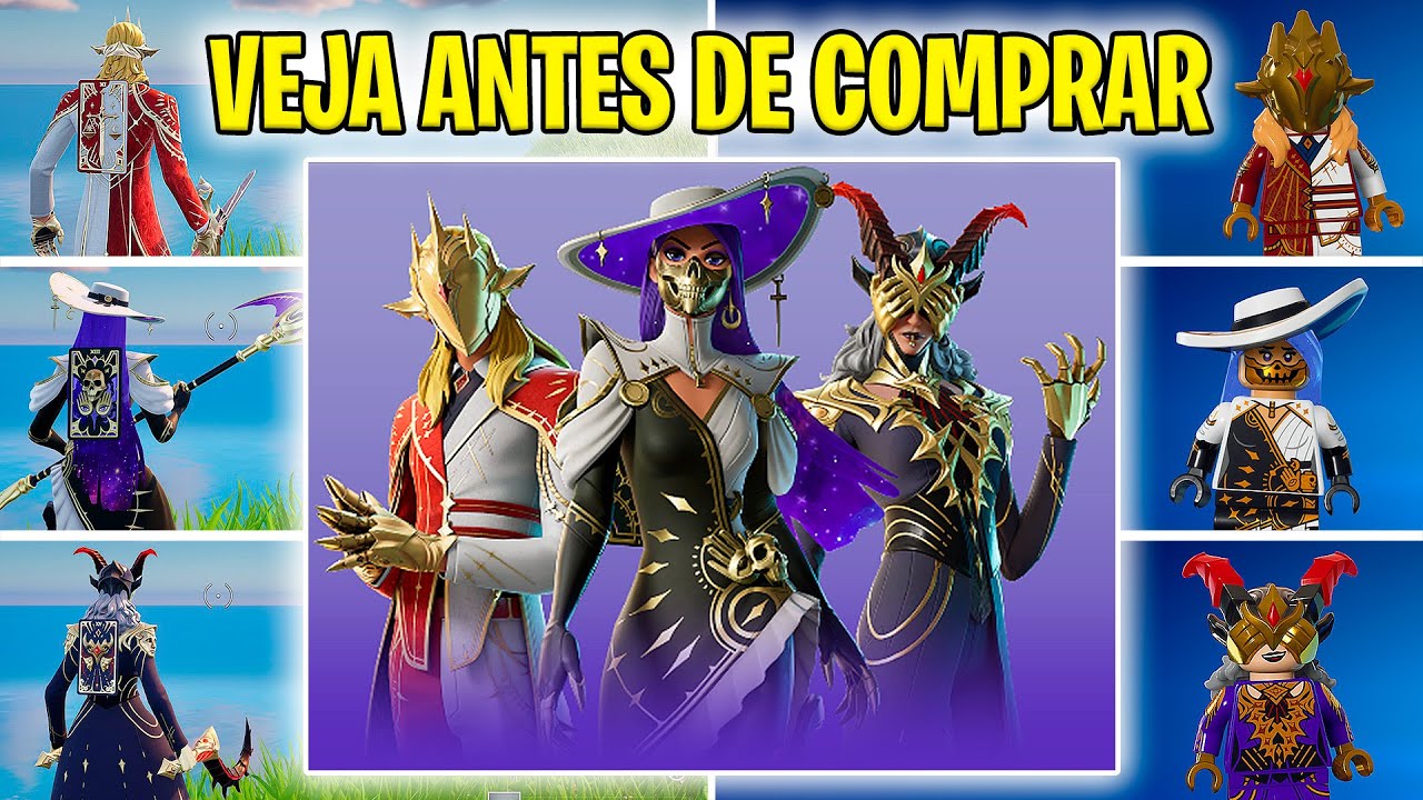 VEJA ANTES DE COMPRAR PACOTÃO ARCANA ETERNA (SKIN AKULTURA, JUSTUS, DERRADEIRA) - Fortnite