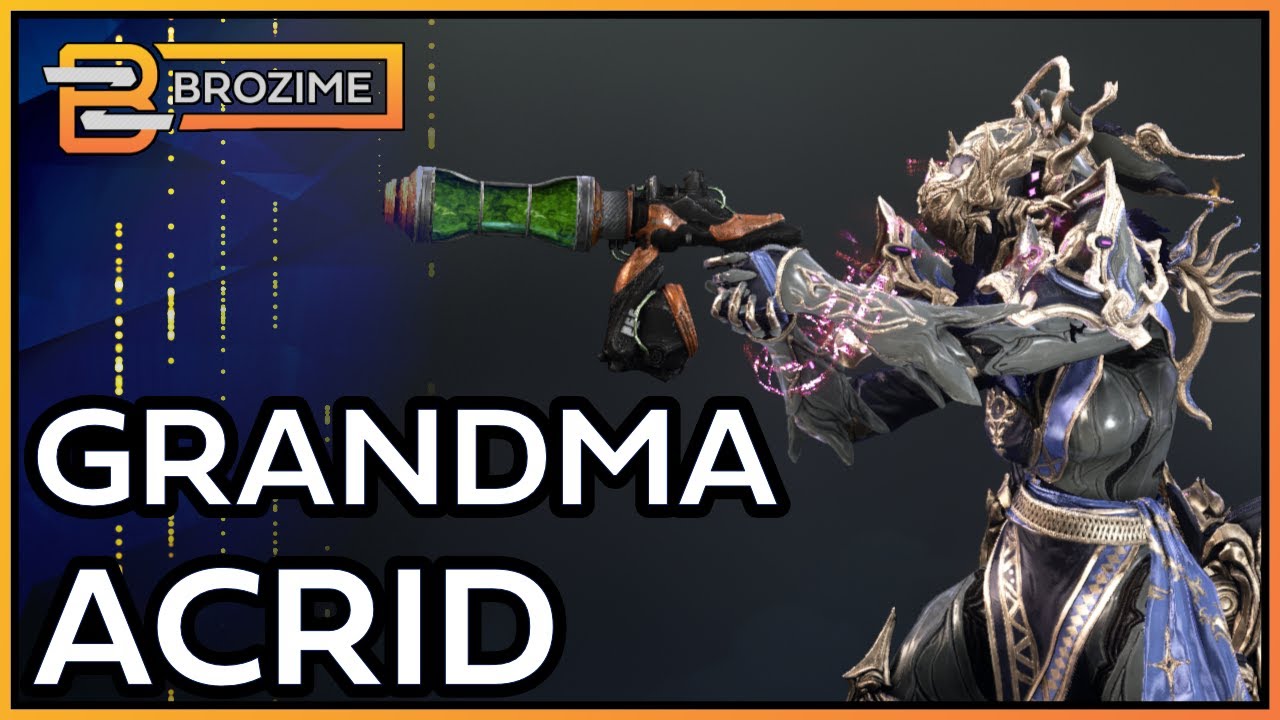 GRANDMA ACRID | Just One Take Test | Warframe