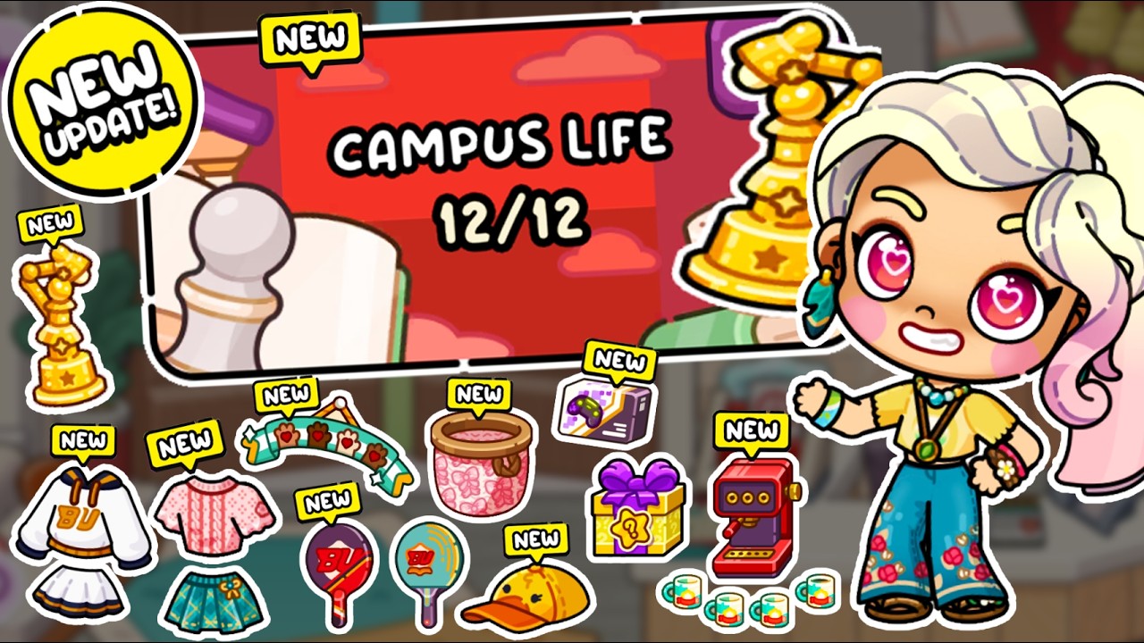 ⭐UPDATE! ALL CAMPUS LIFE SECRETS in AVATAR WORLD | PAZU