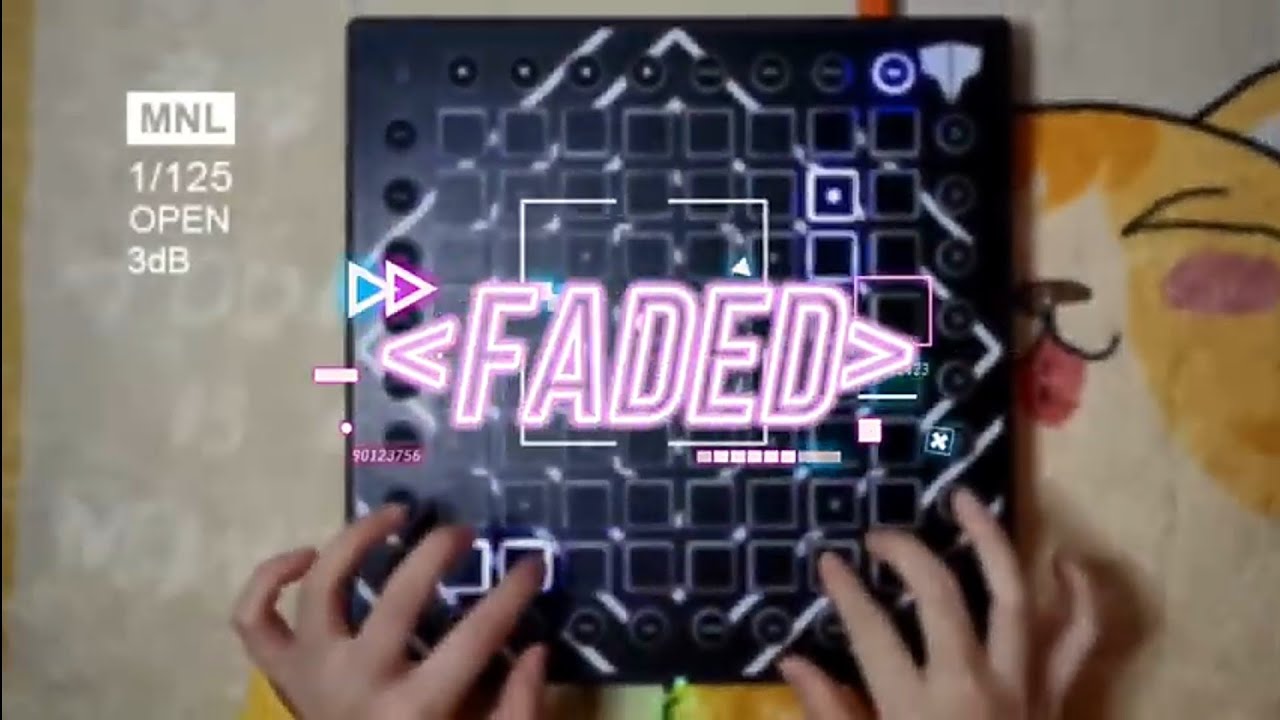 Alan Walker-Faded//Launchpad Cover//Novation