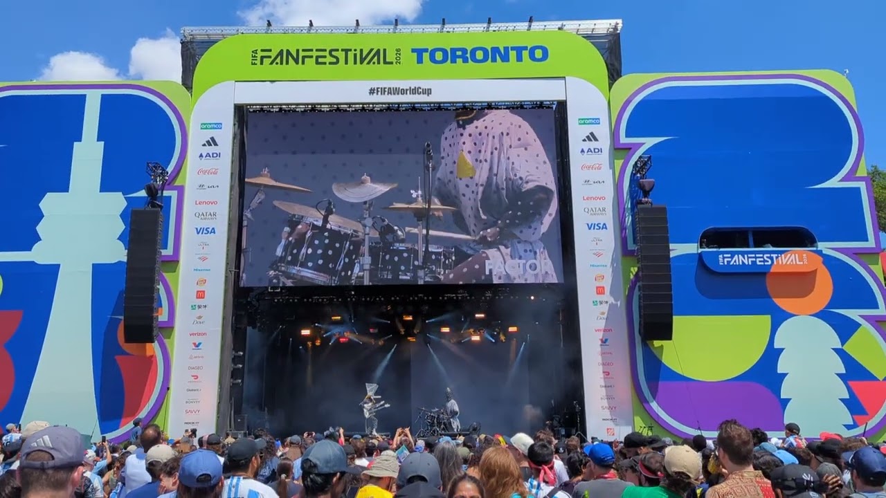 Angine de Poitrine in Toronto at FIFA Fan Festival Finale