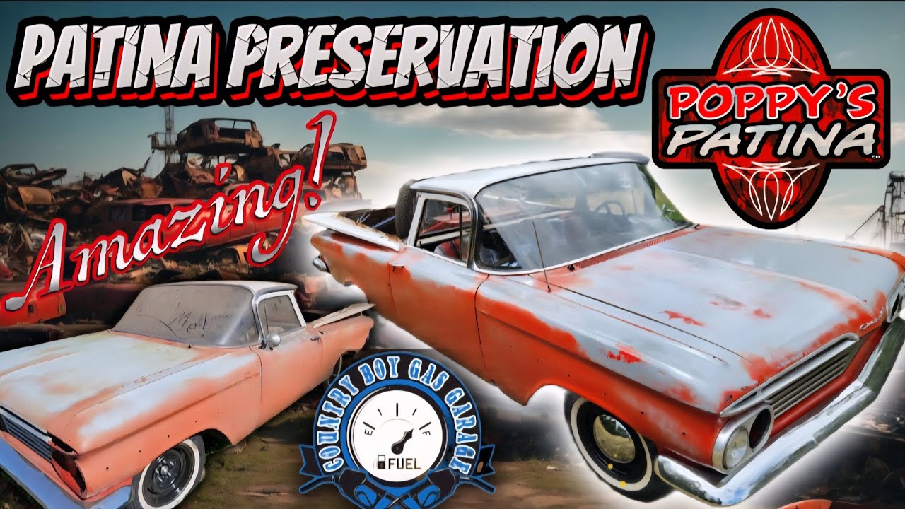 Poppy's Patina Wipe On Gloss Clear Coat With Amazing Results on a 1959 Chevy El Camino Project!