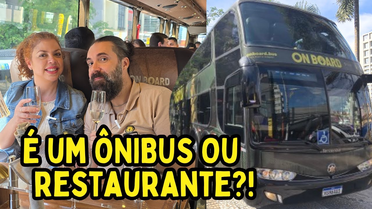 Tour gastronômico dentro de um ônibus em SP: Onboard Bus