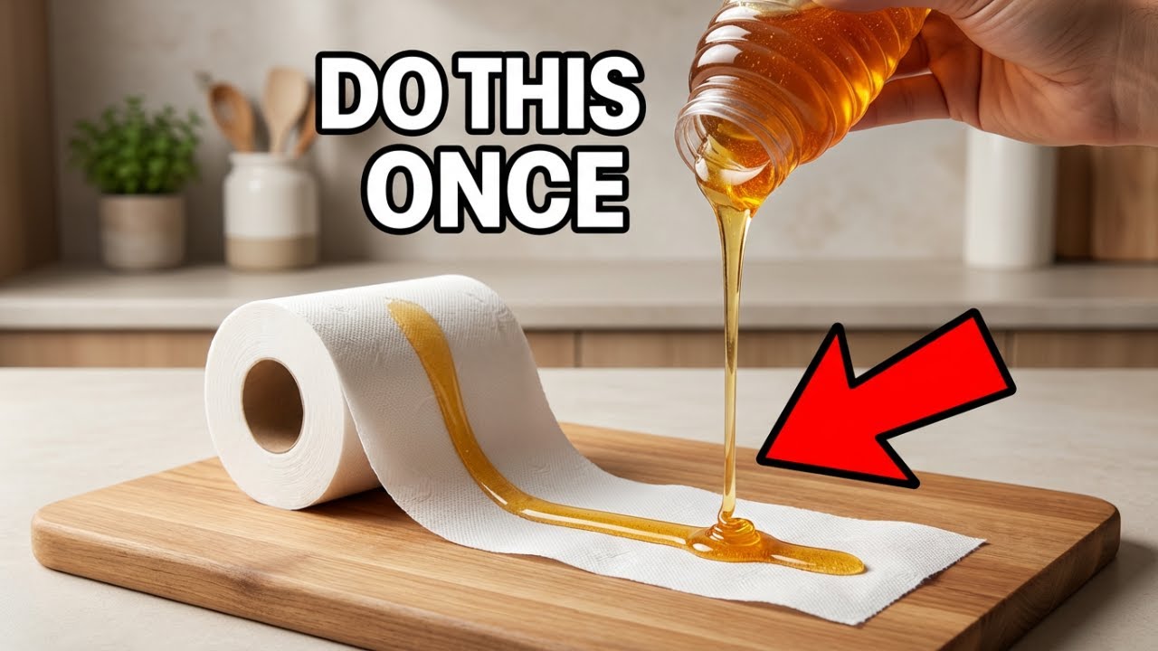 Put honey on toilet paper and solve a big problem at home