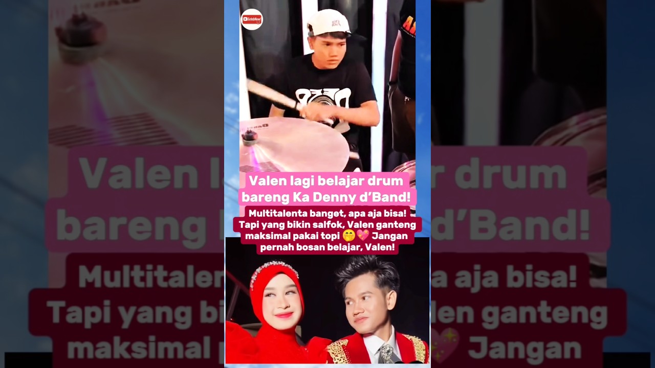 Valen Belajar Drum Bareng Ka Denny d’Band🔥 