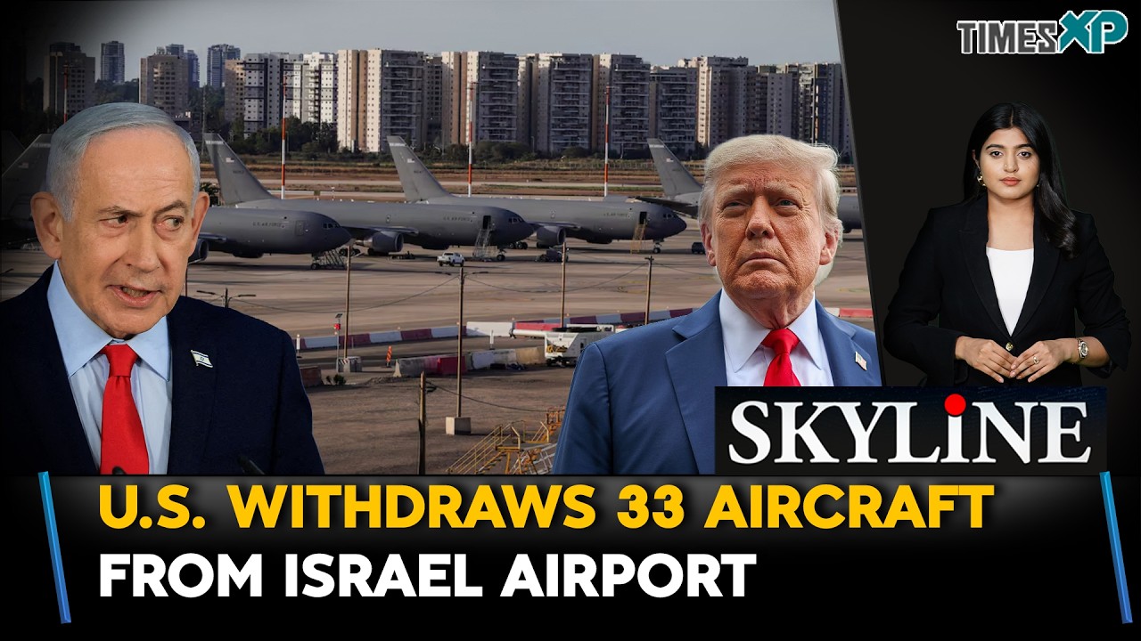 U.S. Withraws 33 Aircraft From Israel's Ben Gurion Airport Amid Iran-Israel-U.S. War