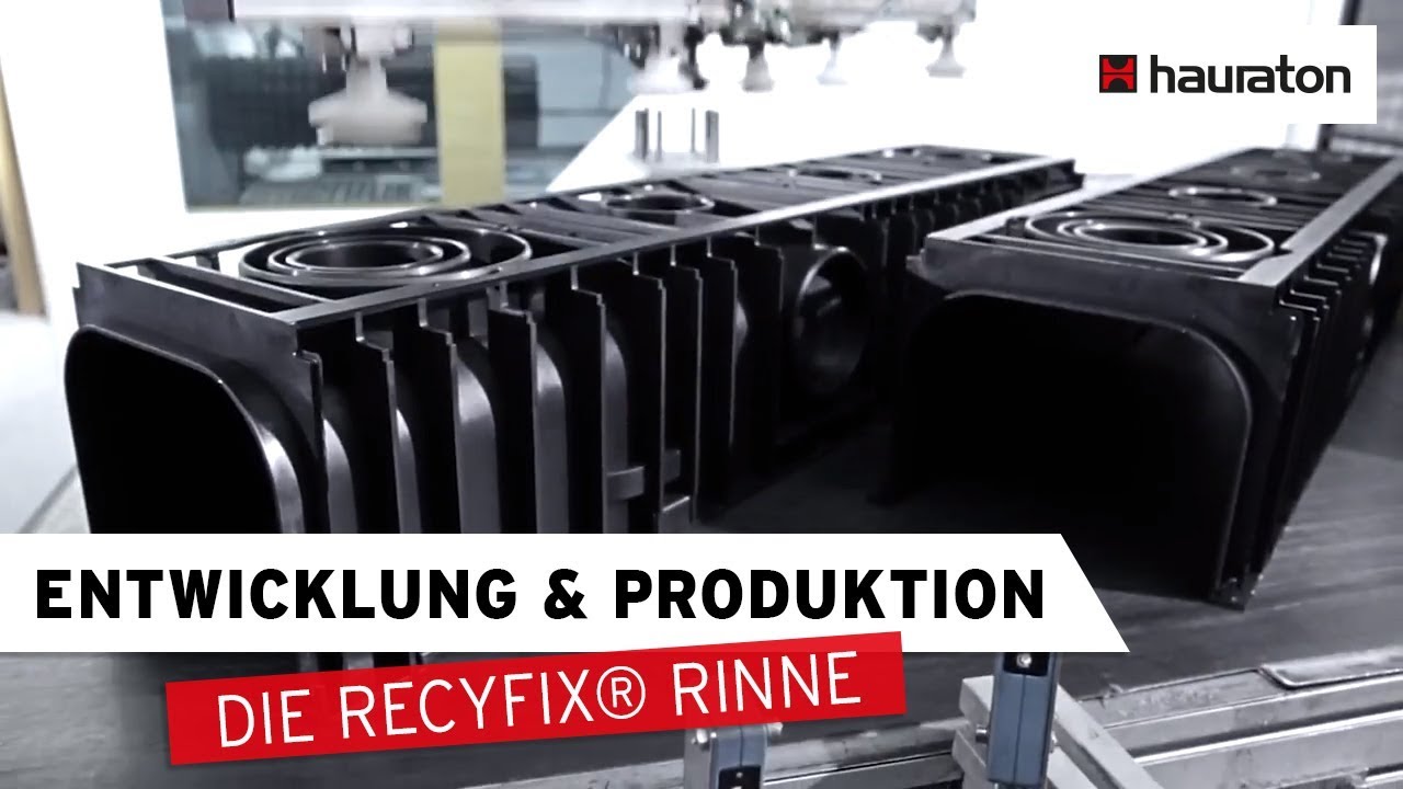 Entwicklung, Werkzeugbau, Produktion | RECYFIX® Entwässerungsrinne