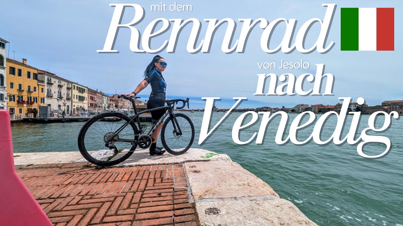 mit dem Rennrad von Jesolo nach Venedig