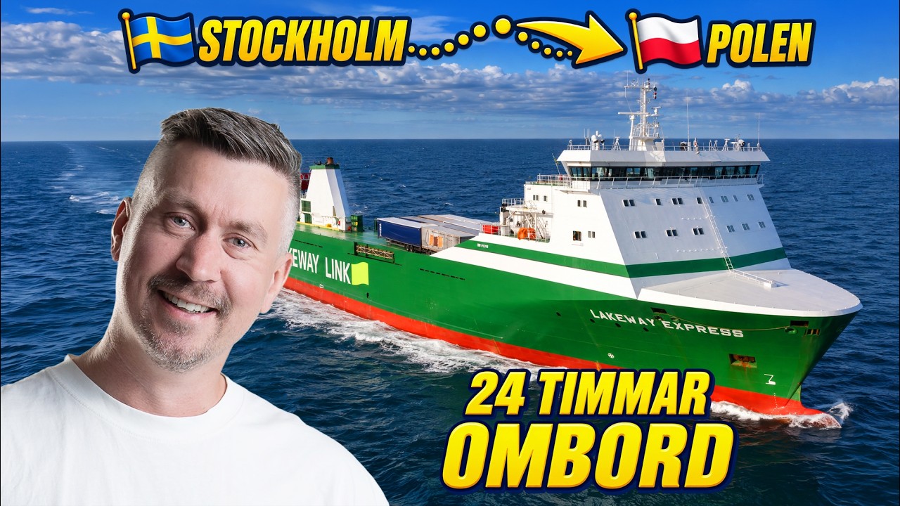 24 TIMMAR PÅ ETT FRAKTFARTYG! ⚓️🚢