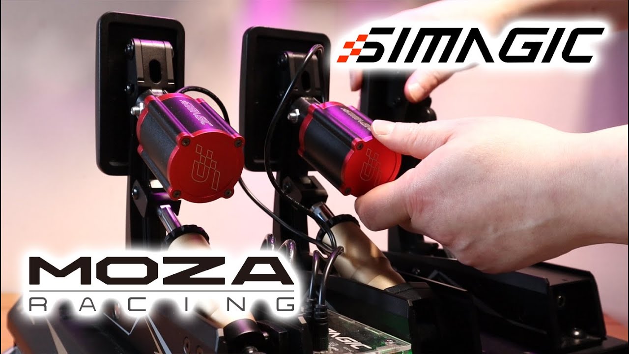 SIMAGIC Haptic Reactor | MOZA CRP2 Pedals installation! [DIY GUIDE]