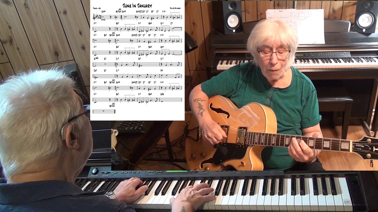 June In January ( TvdH ) - Jazz guitar & piano cover ( Ralph Rainger )
