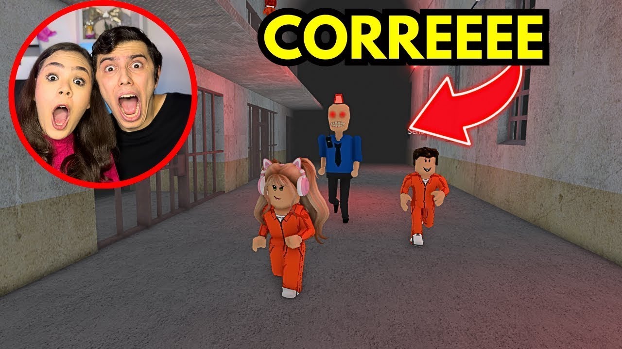 PRIMEIRA VEZ FUGINDO DO POLICIAL SIRENE- ROBLOX!!!