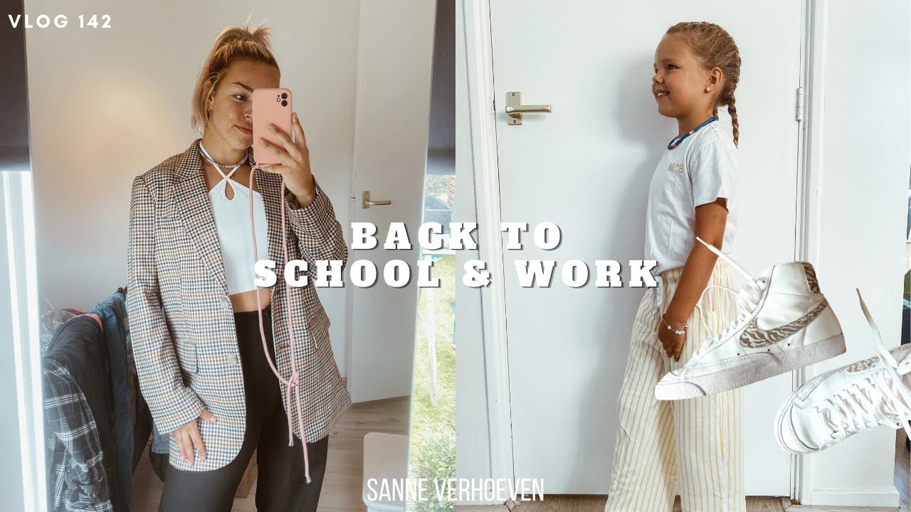 Weer naar school en werk & Veel pakketjes unboxen (o.a. H&M, Gymshark )❋ VLOG #142 - Sanne Verhoeven