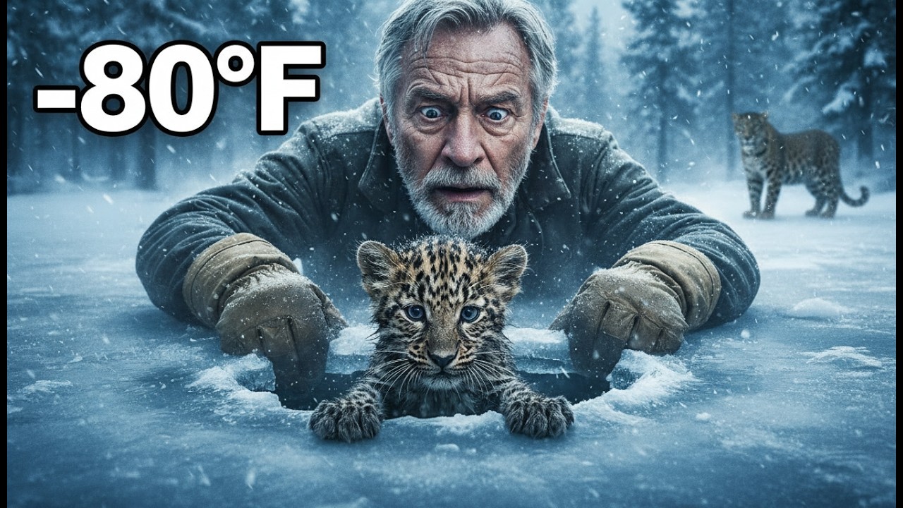 He Saved a Leopard Cub from Icy Floodwater... Then the Wild Came to His Door | Alaska Spring
