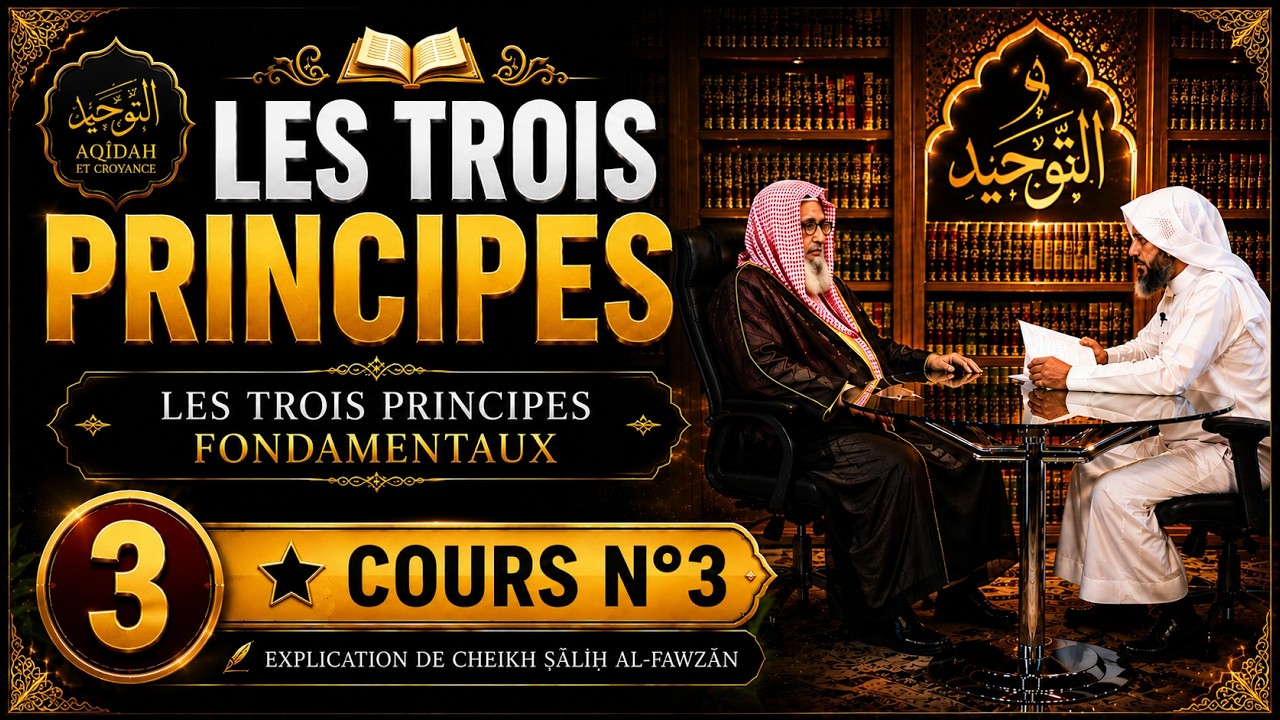 Ce que tout musulman doit connaître | Explication des Trois Fondements Cours 3 – Cheikh al-Fawzan