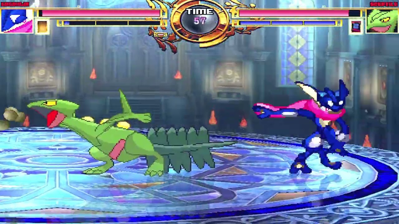 NICK54222 MUGEN: Greninja VS Sceptile