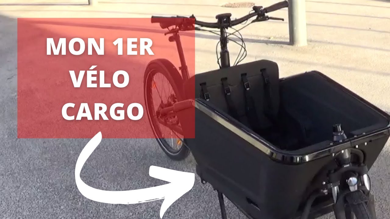 CUBE HYBRID : MON PREMIER VELO CARGO BIPORTEUR