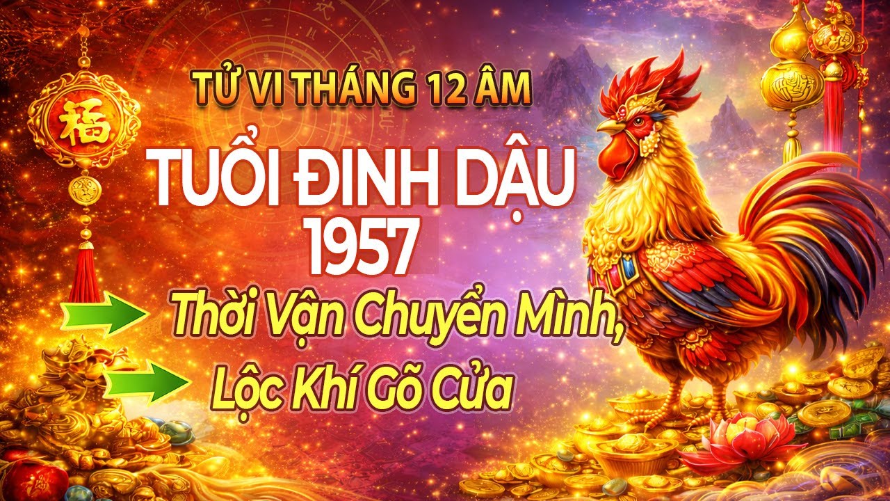 Tử Vi Tháng 12 Âm, Tuổi Đinh Dậu 1957 Thời Vận Chuyển Mình, Lộc Khí Gõ Cửa