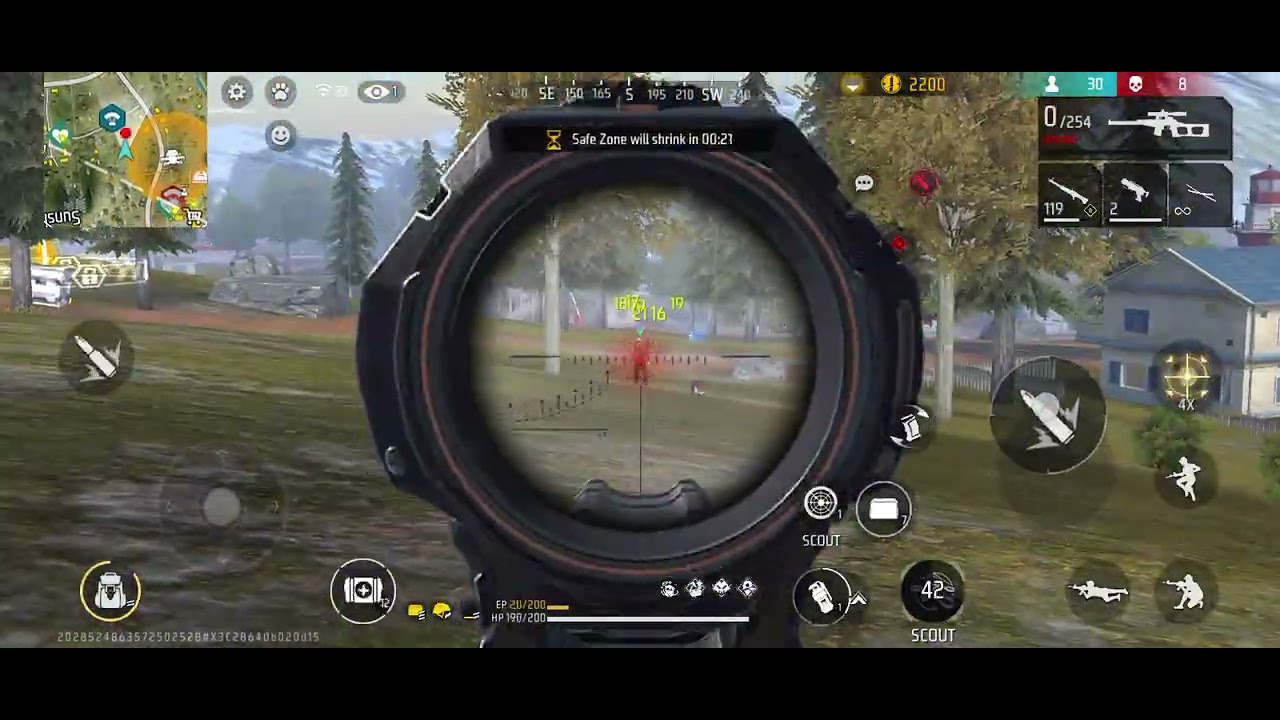 NY Epic BOOYAH in Garena Free Fire | Intense Ranked Match Gameplay | Full Squad Clutch Win