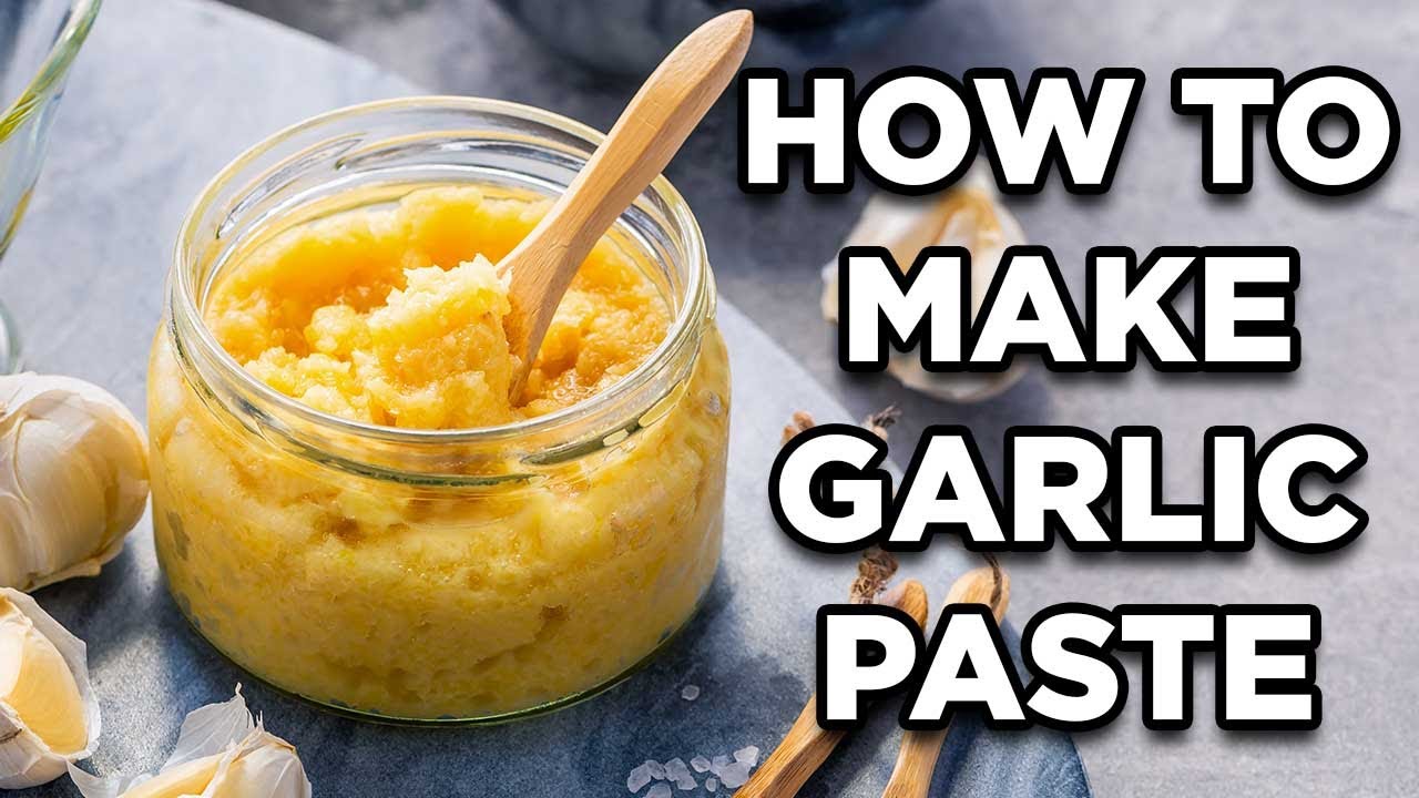 How to Make Garlic Paste in 5 Minutes! | Cooking Basics with MOMables