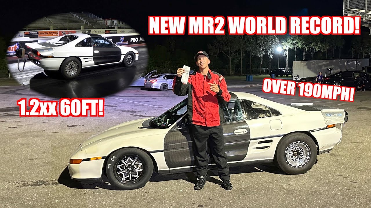 The Mr2 Goes DEEP 7's! The Fastest I Have EVER BEEN!